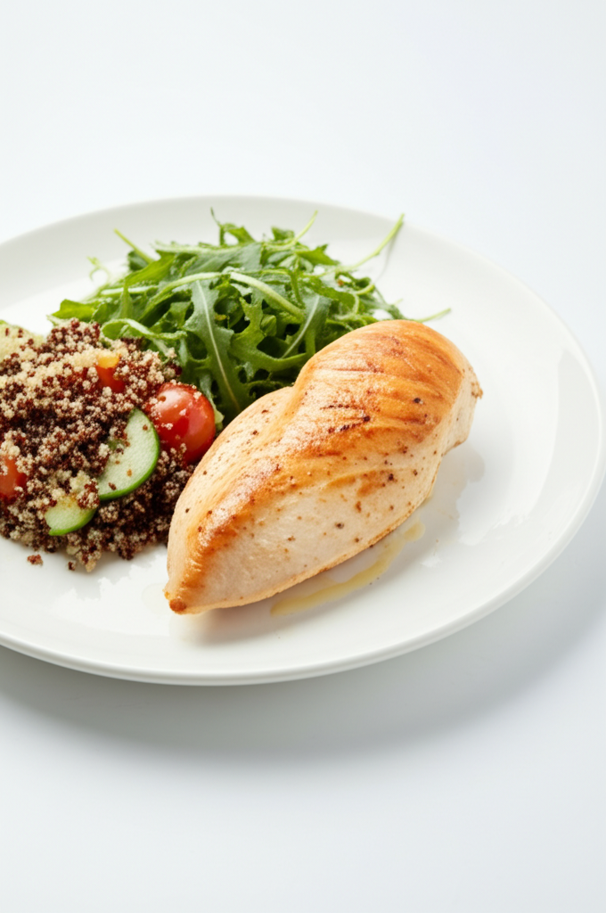 Gegrillte Hähnchenbrust mit Quinoa-Salat