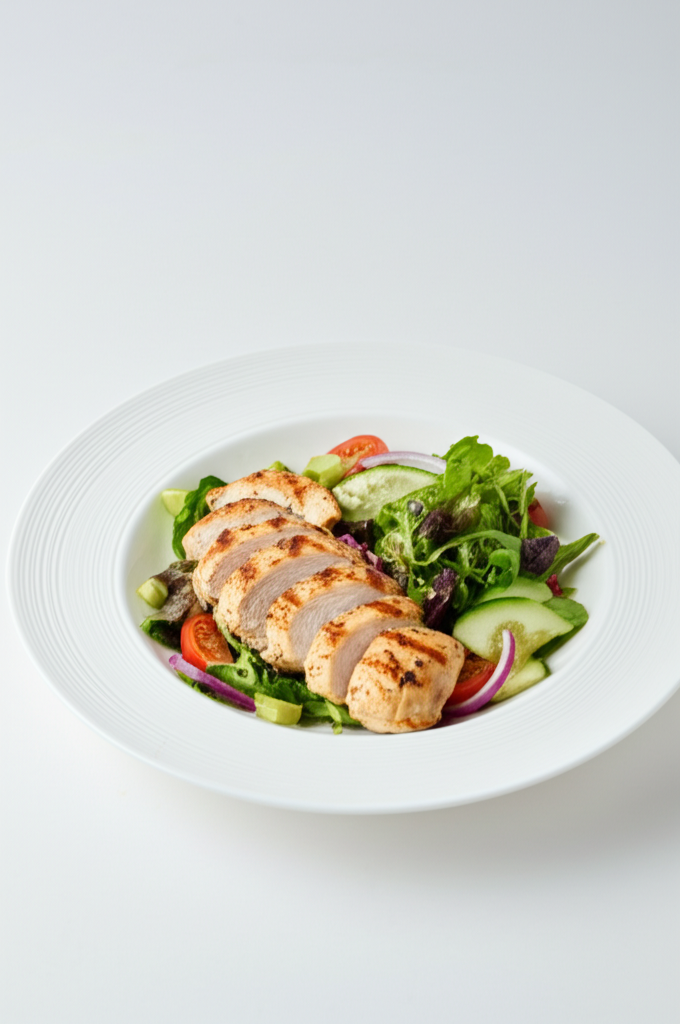 Sałatka z Grillowanym Kurczakiem i Awokado