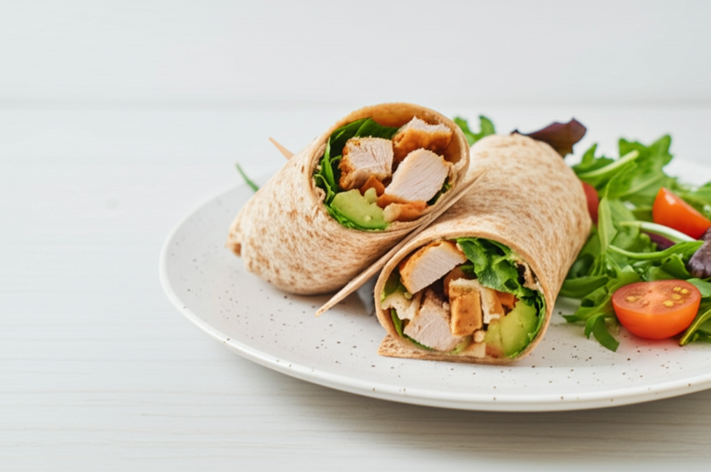 Healthy Chicken Avocado Wrap