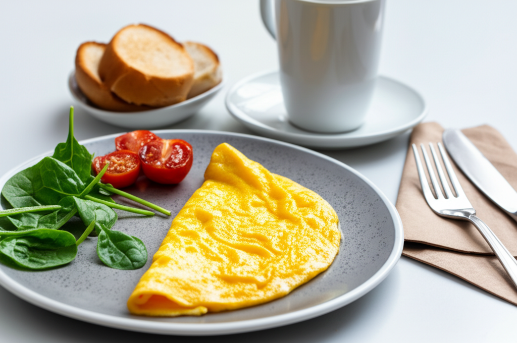 Proteinrik klassisk frukostomelett