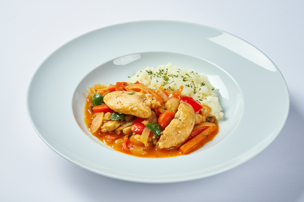 Lätt kycklinggryta med grönsaker