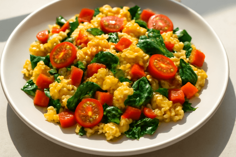 Energizing Veggie Egg Scramble