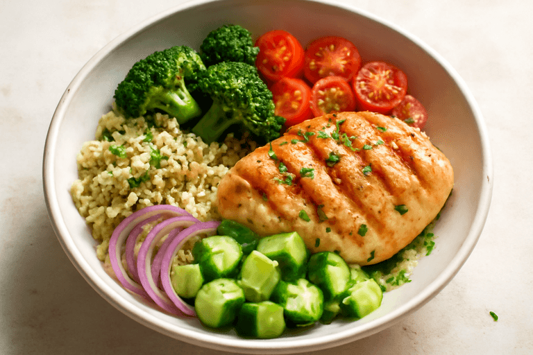 Lean Chicken & Veggie Power Bowl