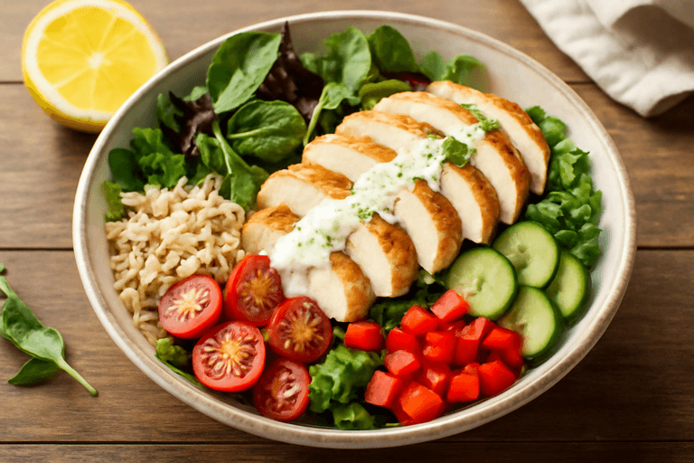 Lean Chicken & Veggie Power Bowl