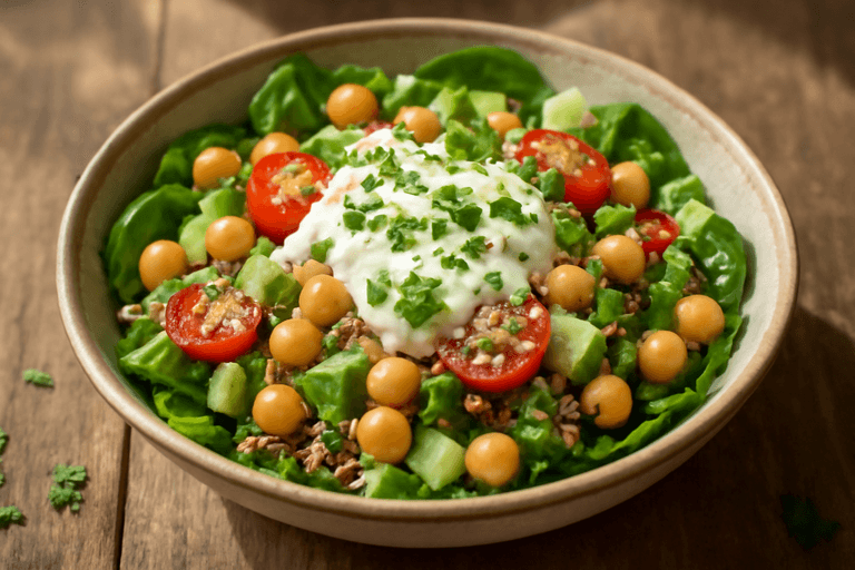 Ensalada Mediterránea de Garbanzos y Quinoa
