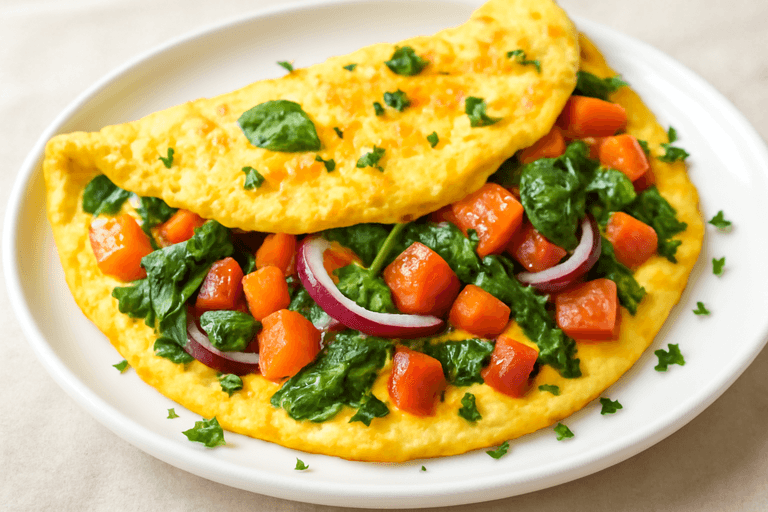 Fresh Start Veggie Omelette