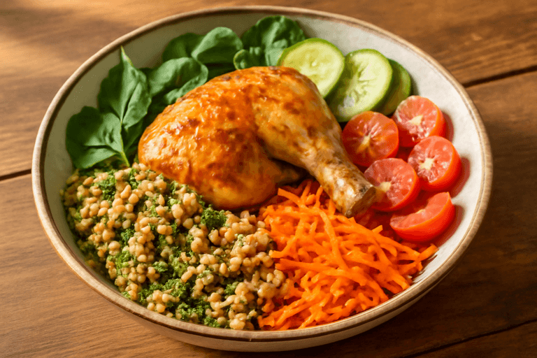 Ensalada Clásica de Pollo Asado y Quinoa