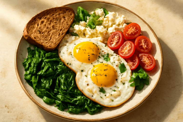 Greek-Inspired Protein Breakfast Bowl