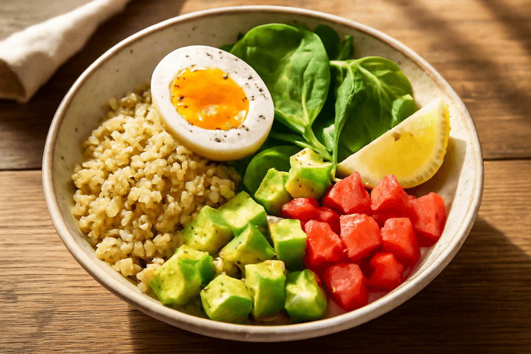 Tazón Energético de Quinoa y Aguacate