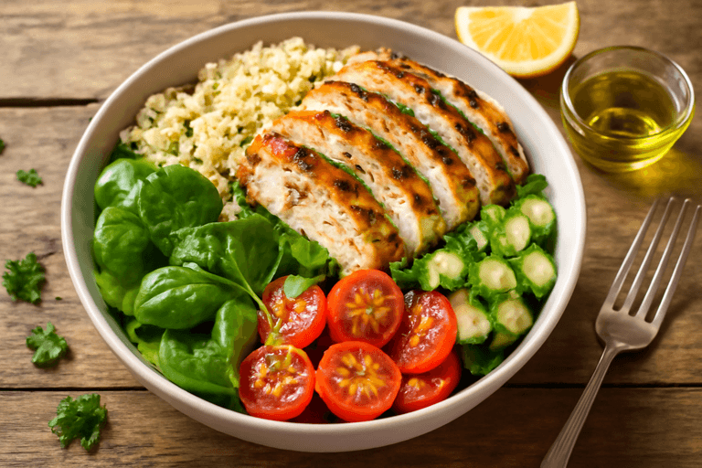Grilled Chicken & Quinoa Power Bowl