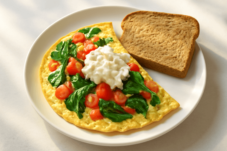 أومليت الخضار الكلاسيكي الخفيف
