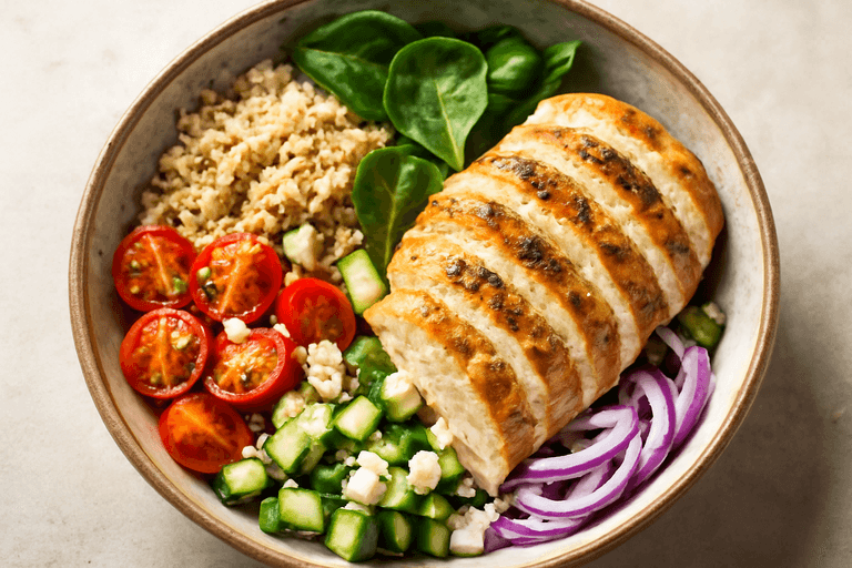 Grilled Chicken & Quinoa Power Bowl