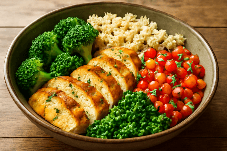 Power-Hähnchen-Bowl mit Quinoa und Gemüse