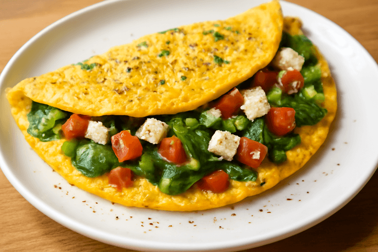 Κλασική Ομελέτα Πρωτεΐνης με Λαχανικά