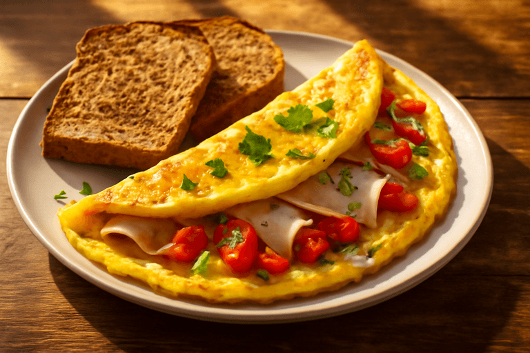 Proteinrik Klassisk Frukostomelett