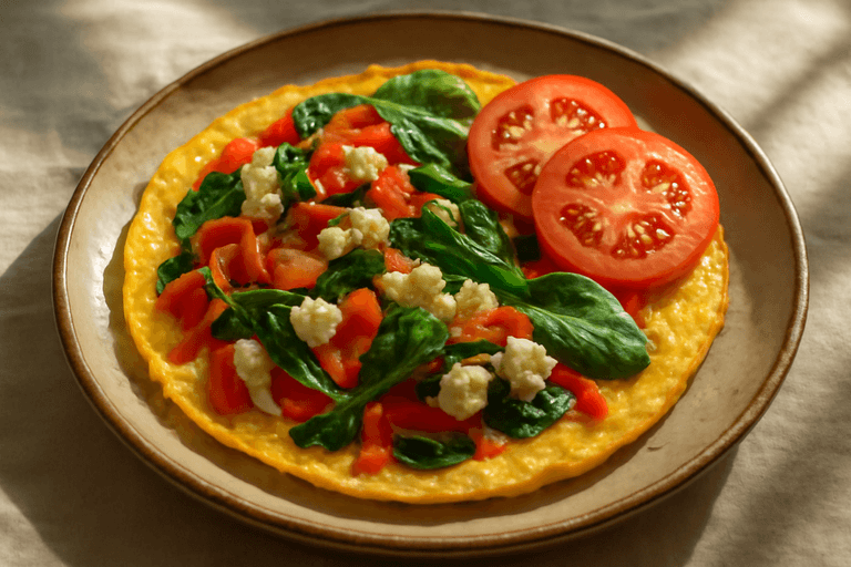 Κλασική Ομελέτα Προπόνησης με Λαχανικά