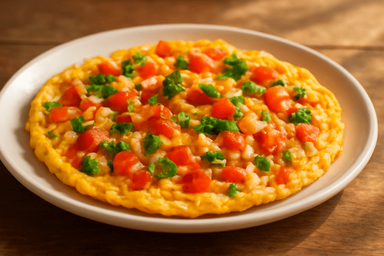 Yüksek Proteinli Sebzeli Omlet