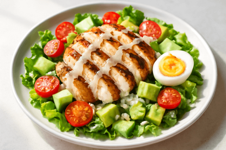 Ensalada de Pollo Clásica y Refrescante