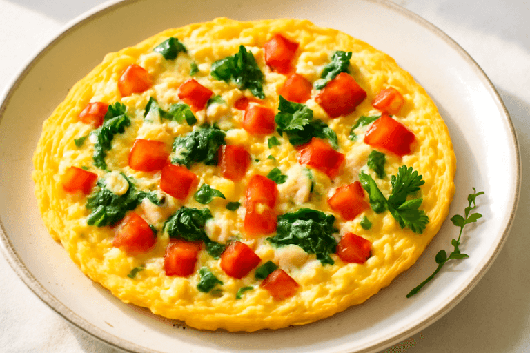 Klassisches Protein-Frühstücksomlett