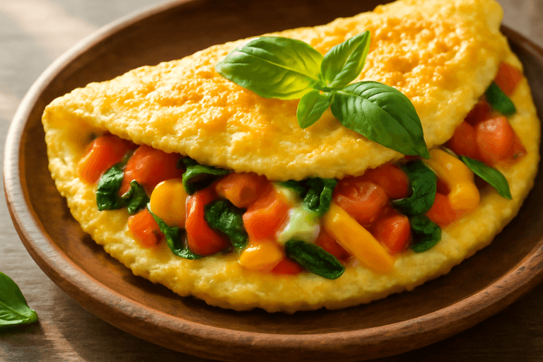 Proteinrik klassisk frukostomelett