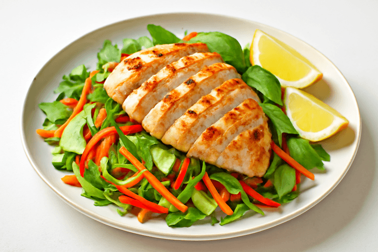 Izgara Tavuklu Sebze Salatası