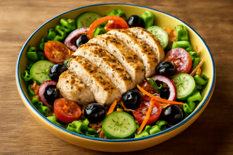 Insalata di Pollo Mediterranea Sazia & Leggera