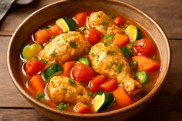 Lätt Kycklinggryta med Grönsaker