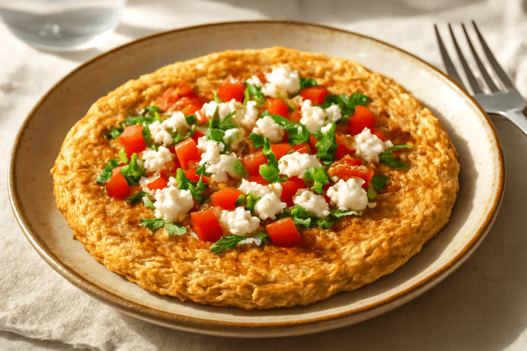 Proteinli Yulaflı Omlet