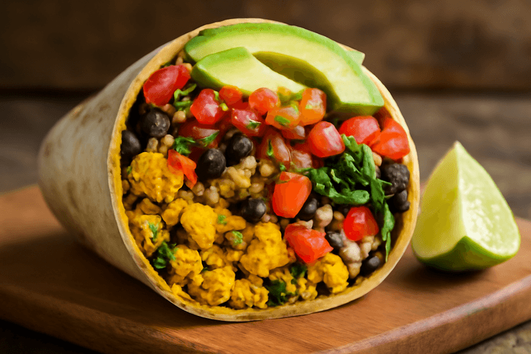 Power-Packed Vegan Breakfast Burrito