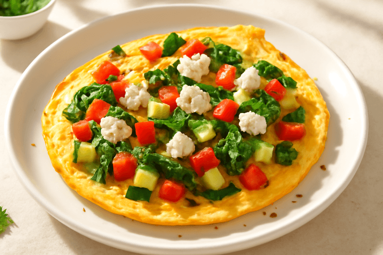 Energetyzujące Omlet Warzywny na Dobry Początek Dnia