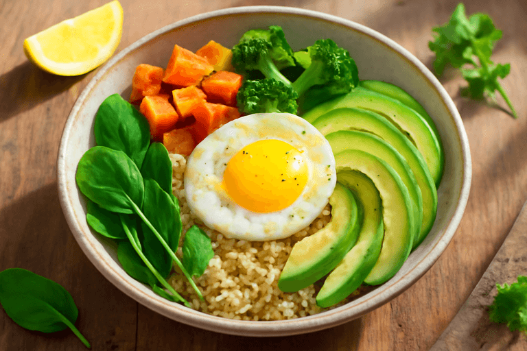 Tazón Energético de Quinoa y Vegetales Asados