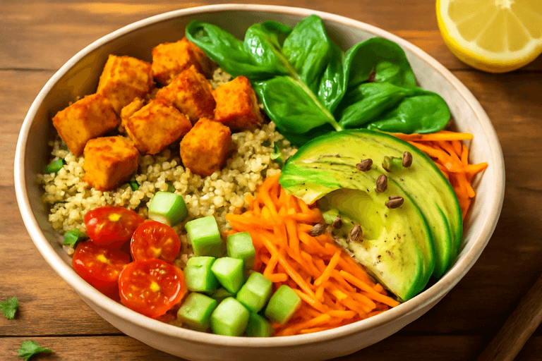 Energizing Vegan Quinoa Buddha Bowl