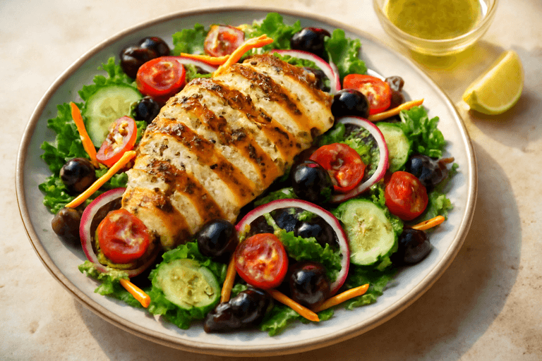 Insalata di Pollo alla Mediterranea Light