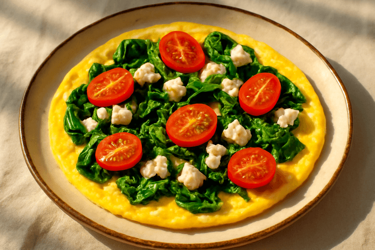 Proteinrik klassisk frukostomelett