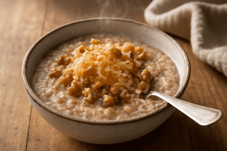 Motywująca owsianka jabłkowo-cynamonowa