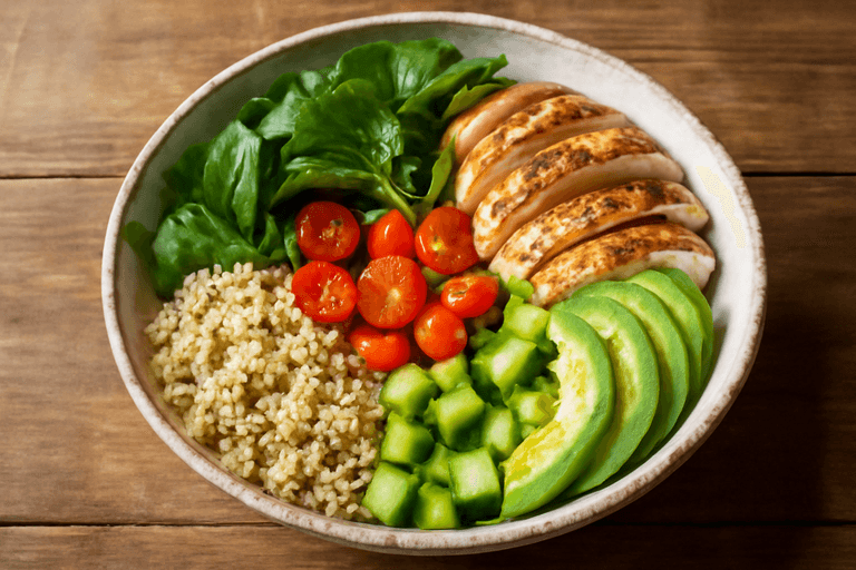 Grilled Chicken & Quinoa Power Bowl