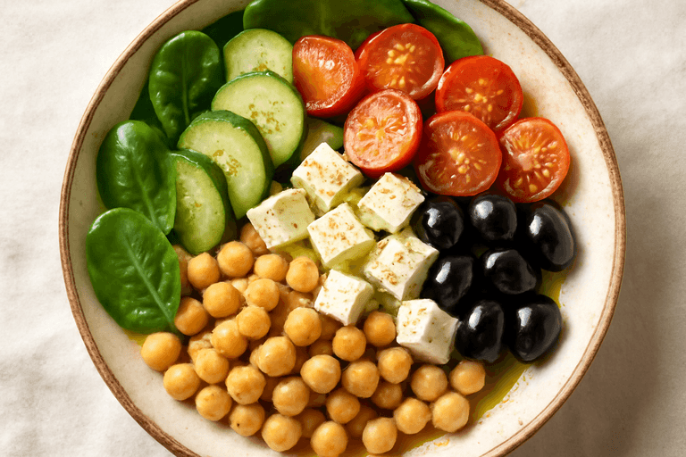 Ensalada Proteica Mediterránea