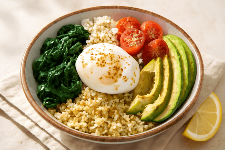 Tazón Energético de Quinoa y Verduras al Estilo Mediterráneo
