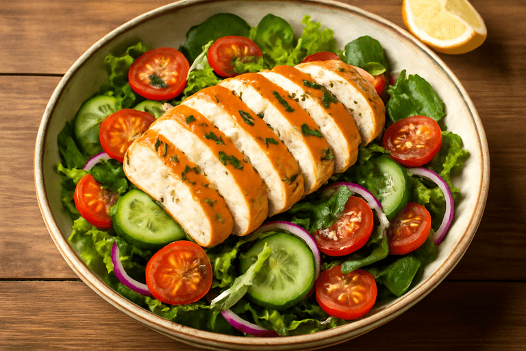 Light & Satisfying Grilled Chicken Salad
