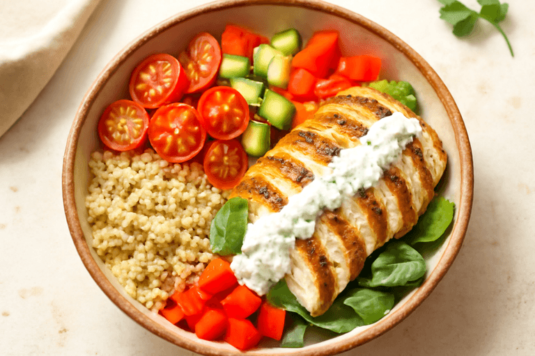 Grilled Chicken & Quinoa Power Bowl