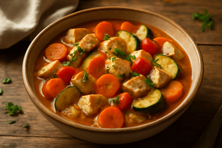 Lätt Kycklinggryta med Grönsaker