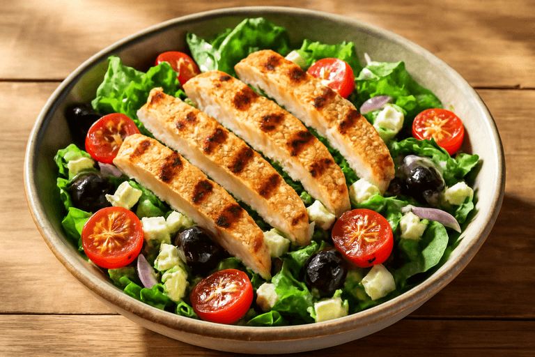 Ensalada de Pollo Mediterránea Ligera