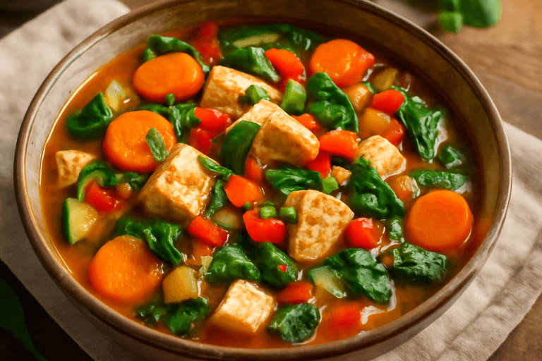 Lätt Kycklinggryta med Grönsaker