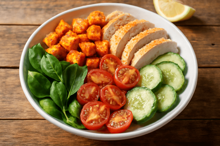 Lean Chicken Veggie Bowl