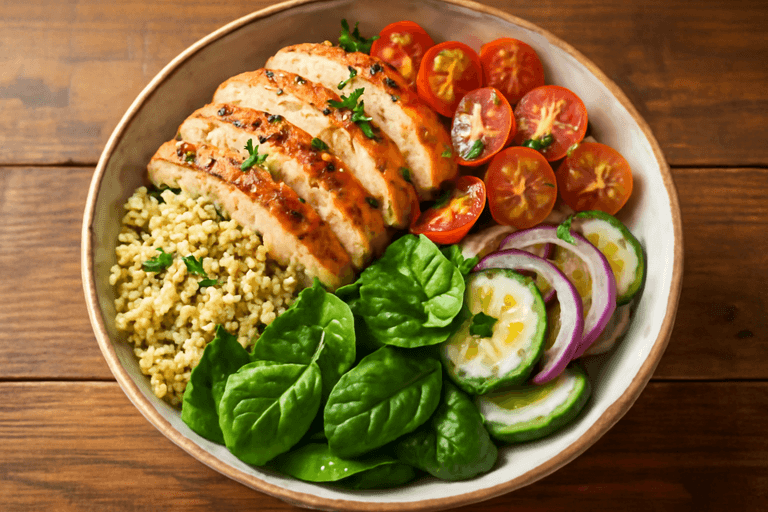 Grilled Chicken & Quinoa Power Bowl