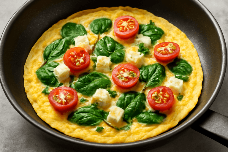 Proteinski Doručak Omlet sa Povrćem