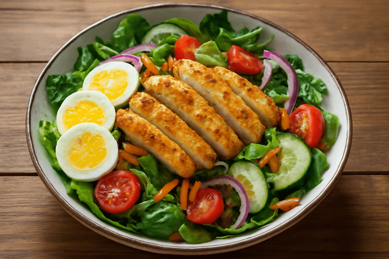 Ensalada de Pollo Clásica y Energizante