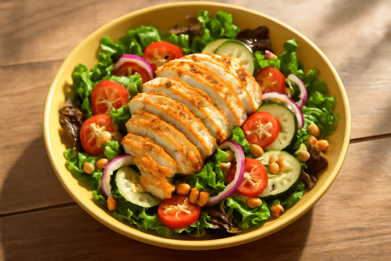Ensalada de Pollo Clásica y Ligera