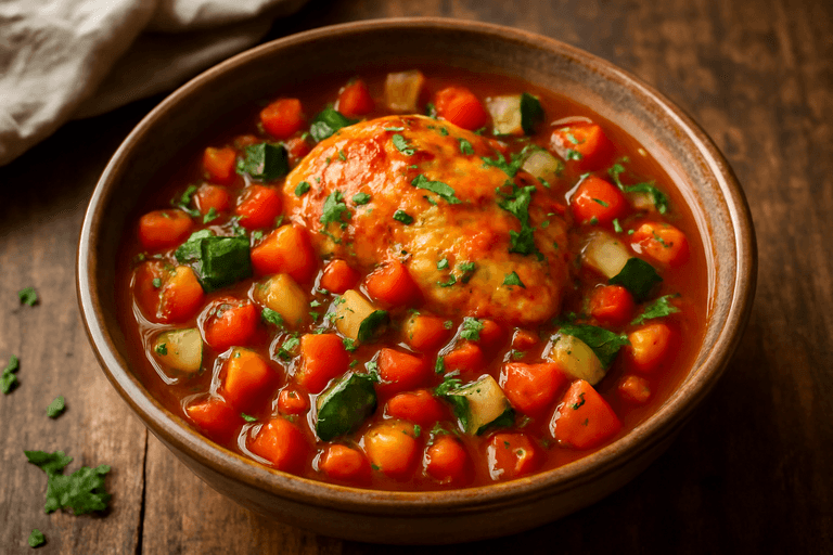 Lätt Kycklinggryta med Grönsaker