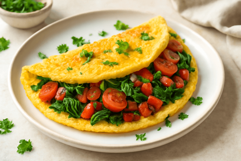 Veggie-Packed Protein Omelette